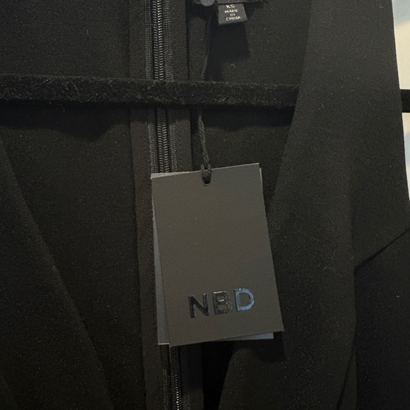 NBD Black Asymmetrical Sleeveless Dress - Picture 5 of 5